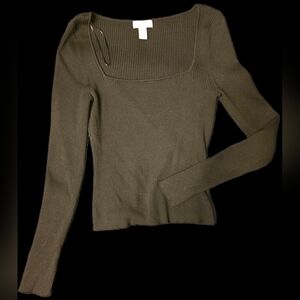 H&M Black Ribbed Garment